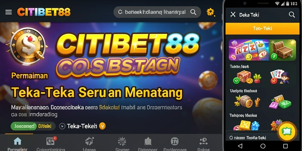 Antarmuka CITIBET88 yang menarik dengan beragam teka-teki.
