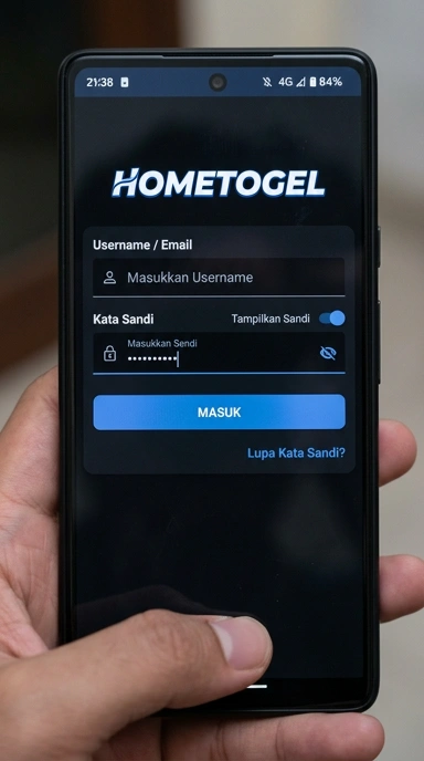 Panduan Masuk Akun hometogel untuk Pengguna Android